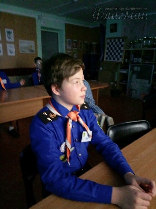 Занятиях в детском клубе «Флагман»